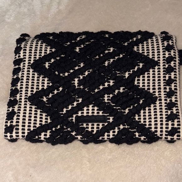 Elizabeth and James Black and Cream Patterned Wristlet - Picture 3 of 5